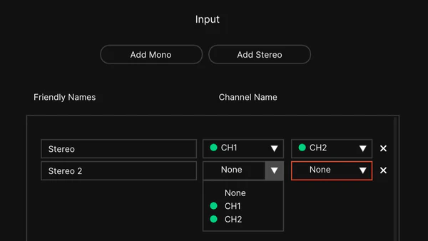 Flexible Audio Settings
